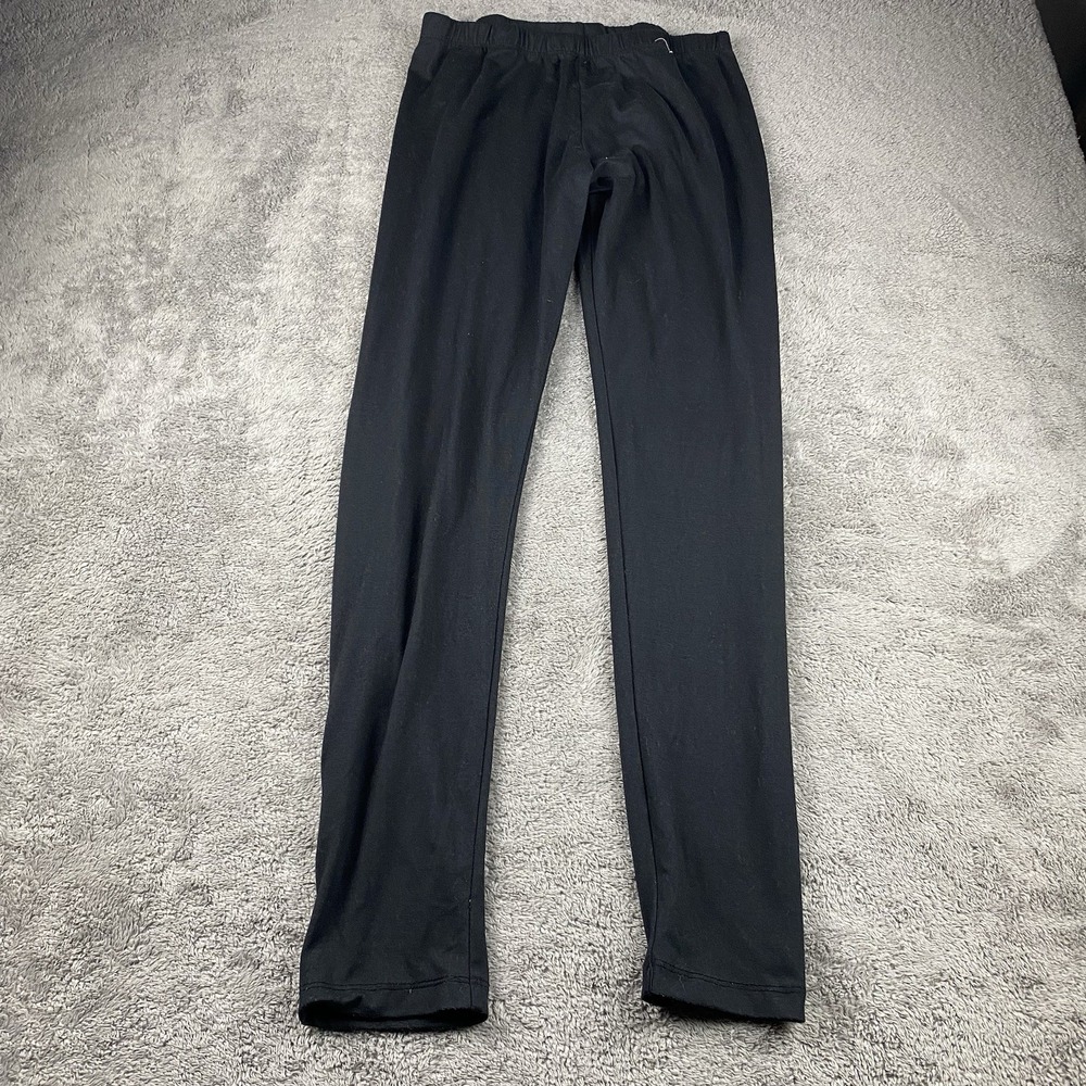 Serra Pants Womens Medium Black Stretch Elastic Waist Lightweight Casual Lounge